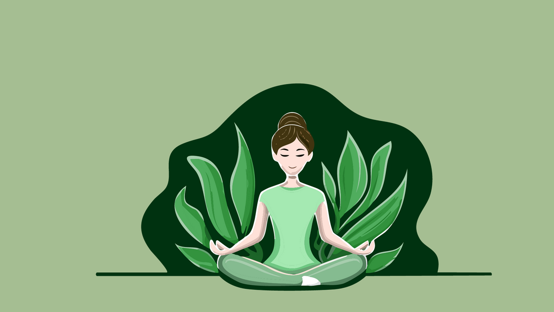 meditation frau